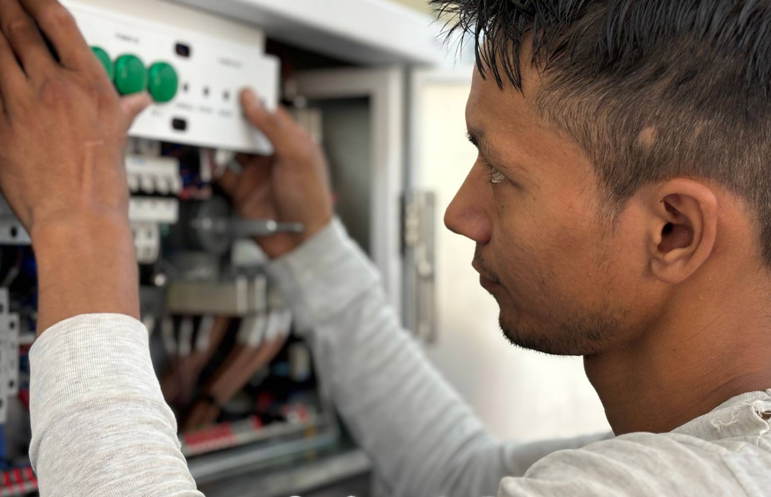 Electrical work completed to a high standard
